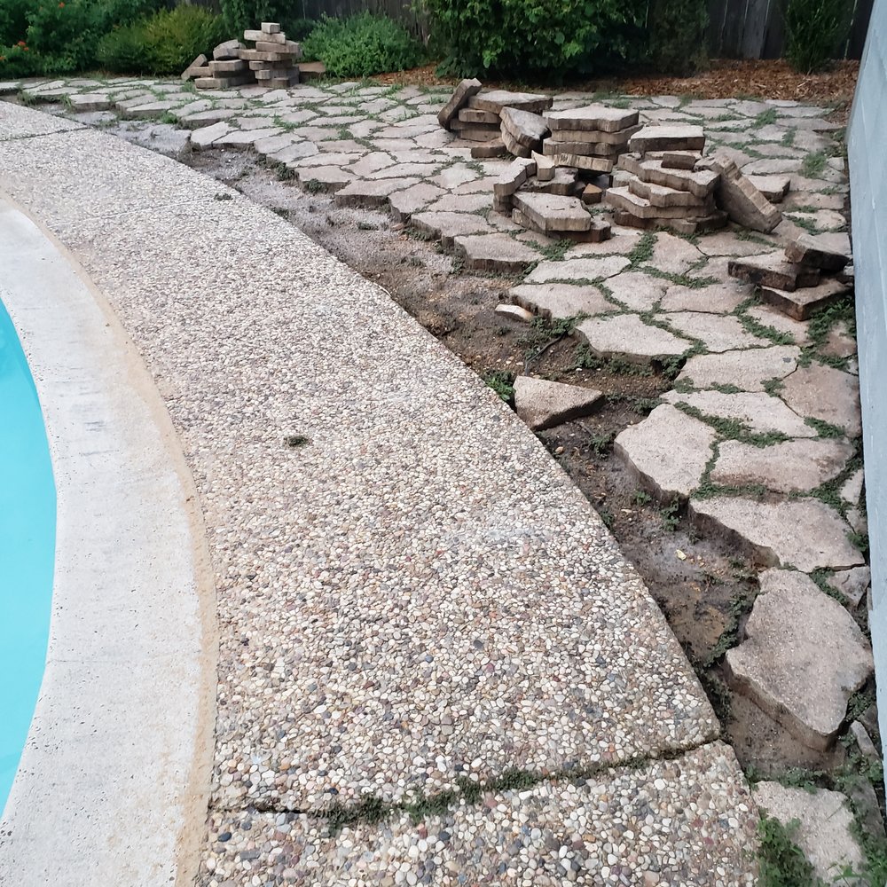 Tilted Concrete Solutions - Never told me my pavers would be removed - Masonry/Concrete Near Me - Richmond, Texas Tilted Concrete Solutions - Never told me my pavers would be removed - Masonry/Concrete Near Me - Richmond, Texas