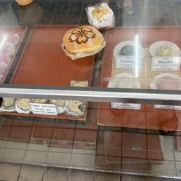 Went there at 4... they (rightfully) sold out of most things, their fresh mochi is da best but I love their dorayaki (pancake thing) too! Went there at 4... they (rightfully) sold out of most things, their fresh mochi is da best but I love their dorayaki (pancake thing) too!