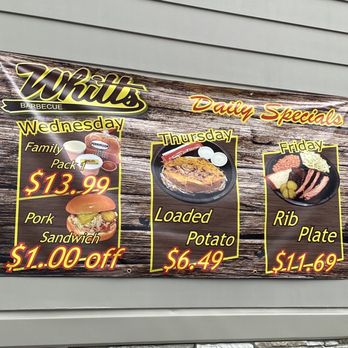 Whitt's Barbecue - Daily Specials offers - Barbeque Near Me - Nashville, Tennessee Whitt's Barbecue - Daily Specials offers - Barbeque Near Me - Nashville, Tennessee