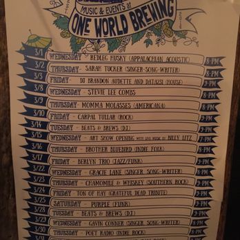 One World Brewing - events - Breweries Near Me - Asheville, North Carolina One World Brewing - events - Breweries Near Me - Asheville, North Carolina