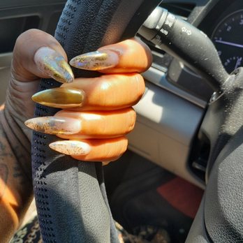 Classy Nail Spa - Gold chrome and gold foil - Nail Salons Near Me - Alameda, California Classy Nail Spa - Gold chrome and gold foil - Nail Salons Near Me - Alameda, California