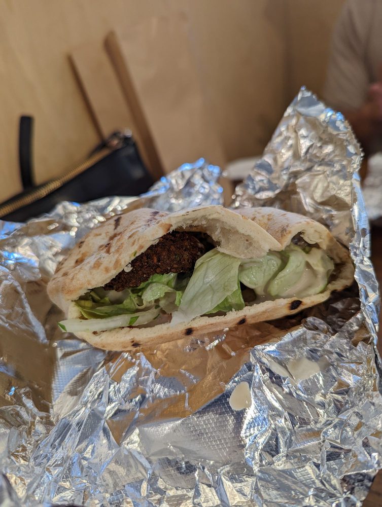 Food from Mamoun's Falafel