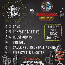 Barnacle Bills Rum & Raw Bar - Happy Hour