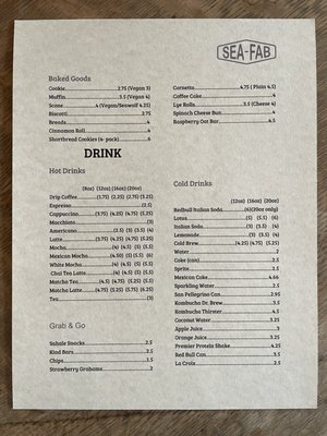 Menu photo 7 Seafab Cafe Seattle, WA
