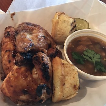 Sugar's Ribs - This is their half chicken and rock'n stew. Cornbread is wonderful. - Barbeque Near Me - Chattanooga, Tennessee Sugar's Ribs - This is their half chicken and rock'n stew. Cornbread is wonderful. - Barbeque Near Me - Chattanooga, Tennessee