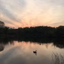 Lake Harriet - Sunset on Lake Harriet in early May