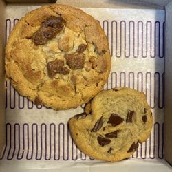 Insomnia Cookies - Chocolate Chunk and Chocolate Peanut Butter Cup Deluxe