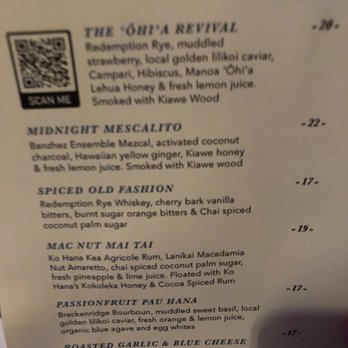 The Boardroom - Drink descriptions - Cocktail Bars Near Me - Kailua, Hawaii