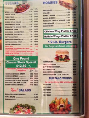 Menu photo 5 One Pound Cheesesteaks Philadelphia, PA Menu photo 5 One Pound Cheesesteaks Philadelphia, PA