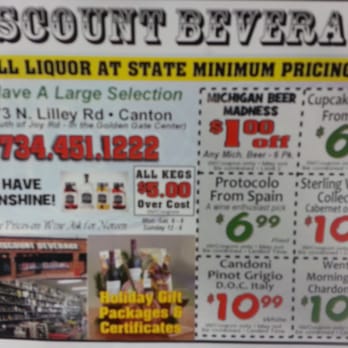 Discount Beverage - the price of liquor at a liquor store - Beer, Wine & Spirits Near Me - Canton, Michigan