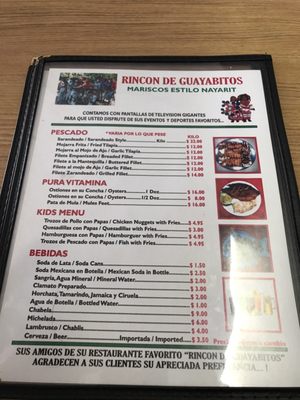 Menu photo 4 Rincon De Guayabitos La Puente, CA