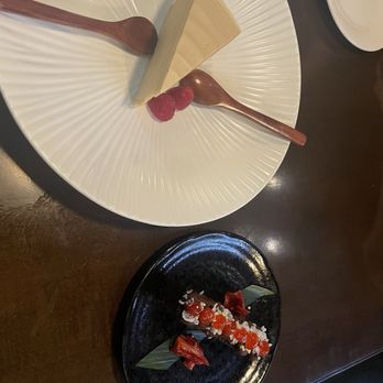 Pearl - Mochi chocolate cake and butterscotch crepe cake. Both were outstanding - Japanese Near Me - Dallas, Texas Pearl - Mochi chocolate cake and butterscotch crepe cake. Both were outstanding - Japanese Near Me - Dallas, Texas