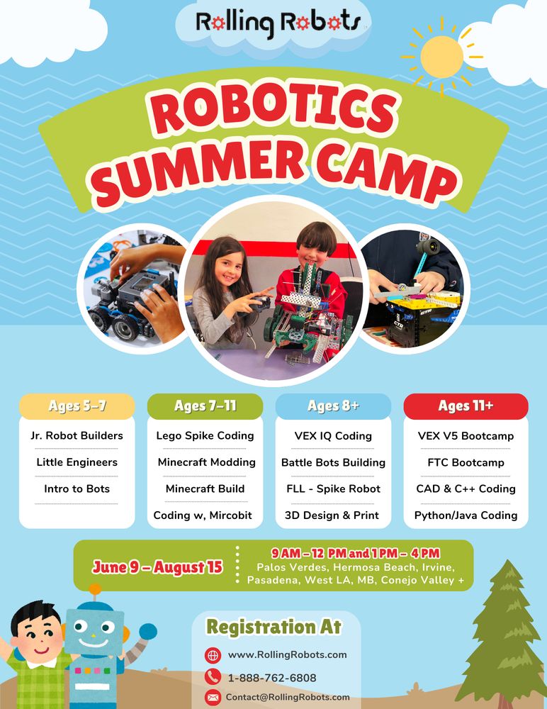 Rolling Robots - Irvine Logo