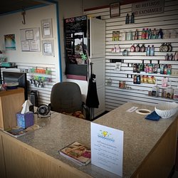 Front desk area