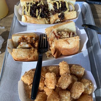 Dog Haus Biergarten - Stone Oak - Das Brat Sausage, Chili Idol Dog, Tater Tots - Burgers Near Me - San Antonio, Texas