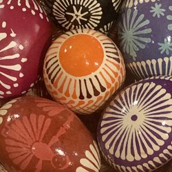 Ukrainian Museum of Canada - Which came first? Ukrainians or eggs? A beautiful detail of the exhibits on display.