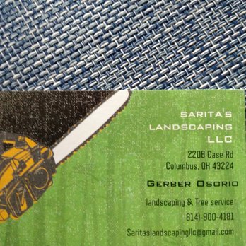 Sarita’s Landscaping - Business Card as of 2021 - Tree Services Near Me Sarita’s Landscaping - Business Card as of 2021 - Tree Services Near Me