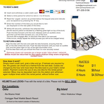 Spinway Hawaii - Quick Guide - Bike Rentals Near Me - Honolulu, Hawaii Spinway Hawaii - Quick Guide - Bike Rentals Near Me - Honolulu, Hawaii