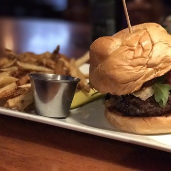 The Fork n Cork - Burger (Special that had Apple) 5 Stars - New American Near Me - Wilmington, North Carolina