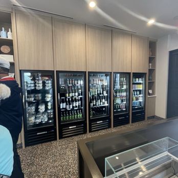 Olive Tree Greek Grill - Fridges with drinks, wine, and desserts - Falafel Near Me - Rockledge, Florida