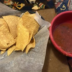 El Rodeo Mexican Restaurant - Chips & watery salsa
