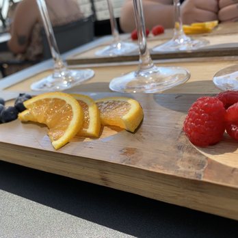 Elderwood - Fresh fruit for mimosas - Cocktail Bars Near Me - Visalia, California