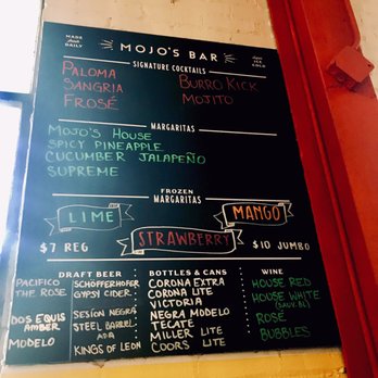 Mojo's Tacos - Franklin - Mojo's Bar Offerings! - Tacos Near Me - Franklin, Tennessee