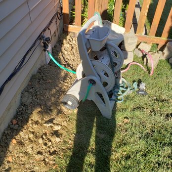 Everdry Waterproofing of Columbus - Uneven grading was left all around the house. - Waterproofing Near Me - Hilliard, Ohio Everdry Waterproofing of Columbus - Uneven grading was left all around the house. - Waterproofing Near Me - Hilliard, Ohio
