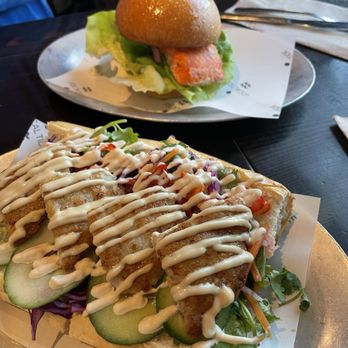 Local Tide - Grilled Salmon Sandwich, Rockfish banh mi - Seafood Near Me - Seattle, Washington