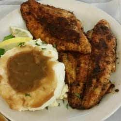 Red River Restaurant - Blackened Catfish