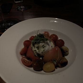 Del Frisco's Grille - Heirloom Tomato & Burrata Salad - New American Near Me - Hoboken, New Jersey Del Frisco's Grille - Heirloom Tomato & Burrata Salad - New American Near Me - Hoboken, New Jersey