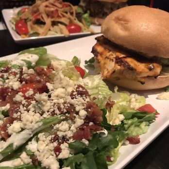 Fronk's - Chicken avocado sandwich with bacon ranch salad - Burgers Near Me - Bellflower, California