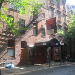 The Cherry Lane Theatre is in a building that was originally a box factory. The Cherry Lane Theatre is in a building that was originally a box factory.