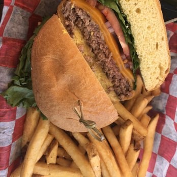 Blue Dunes Grill - a hamburger and french fries - American Near Me - Miramar Beach, Florida Blue Dunes Grill - a hamburger and french fries - American Near Me - Miramar Beach, Florida