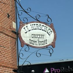 Hirsch J L Co Dept Store - This is their sign out front.