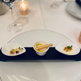 Daniel - amuse bouche - Cauliflower 3 ways - French Near Me - New York, New York Daniel - amuse bouche - Cauliflower 3 ways - French Near Me - New York, New York