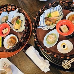 Asakura - Two baskets of Zensai/Appetizers
