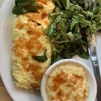 Big Bad Breakfast - Memphis - Veggie omelette with cheese grits instead of potatoes - New American Near Me - Memphis, Tennessee Big Bad Breakfast - Memphis - Veggie omelette with cheese grits instead of potatoes - New American Near Me - Memphis, Tennessee