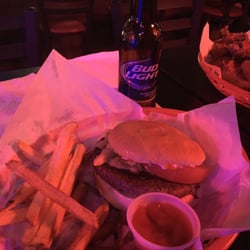 Risko's - 1/2lbs Risko's burger, fries, and wing dings.