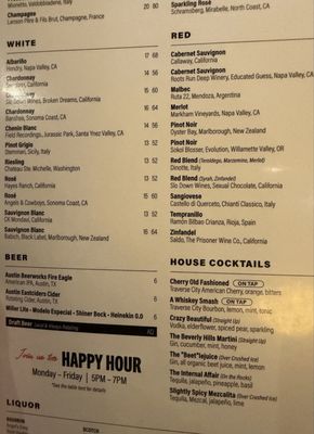 Menu photo 1 Doc B's Restaurant + Bar Austin, TX