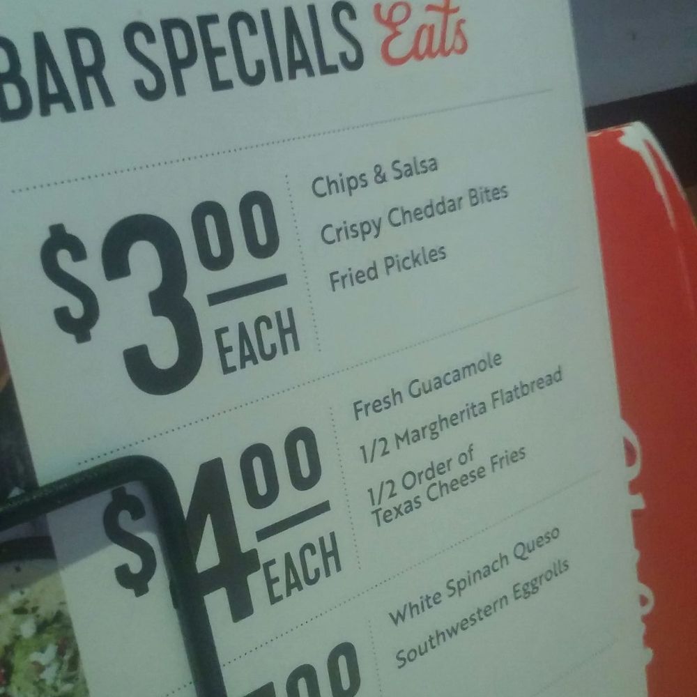 Chips and Salsa used to be free at the bar area.  :/