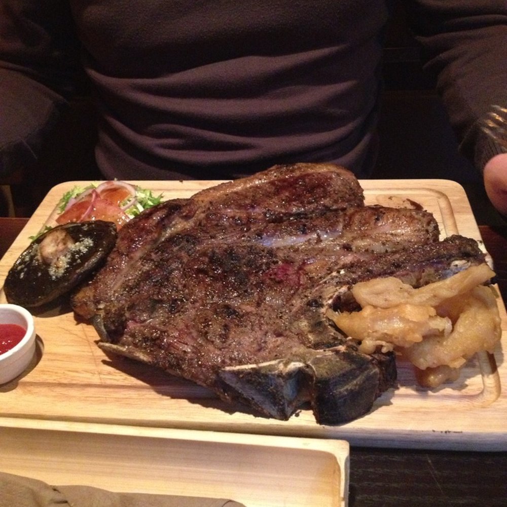 Giant steak!! Giant steak!!
