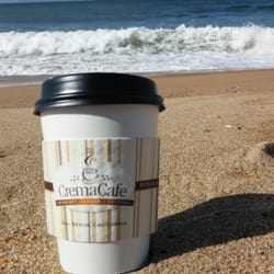The Crema Cafe - "Some beach somewhere...with my caramel latte"