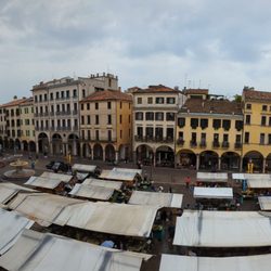 Palazzo della Ragione - View from balcony - open air market below
