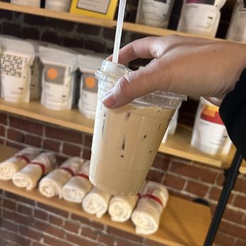 Component Coffee Lab - Vanilla latte with half and half - Coffee & Tea Near Me - Visalia, California Component Coffee Lab - Vanilla latte with half and half - Coffee & Tea Near Me - Visalia, California