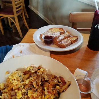 Crooked Tree Cafe - Great French toast made with challah bread, sprinkled with powdered sugar. - Cafes Near Me - Marietta, Georgia Crooked Tree Cafe - Great French toast made with challah bread, sprinkled with powdered sugar. - Cafes Near Me - Marietta, Georgia