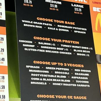 Clean Eatz - Build your own bowl options.. - Cafes Near Me - Jacksonville, North Carolina Clean Eatz - Build your own bowl options.. - Cafes Near Me - Jacksonville, North Carolina