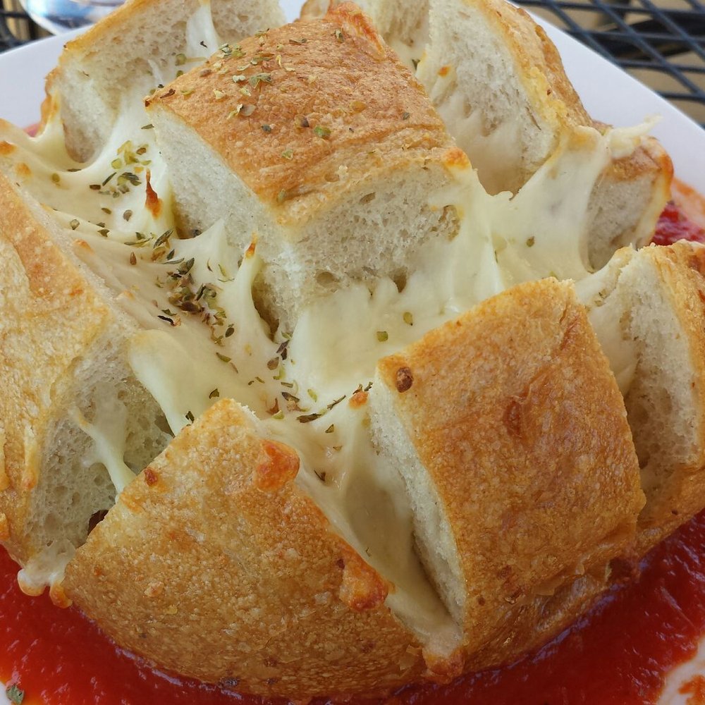 Cave Restaurant - Very disappointed in our cheese bread.   Cheese was not melted through and was not seasoned well at all - Venues & Event Spaces Near Me - Temecula, California