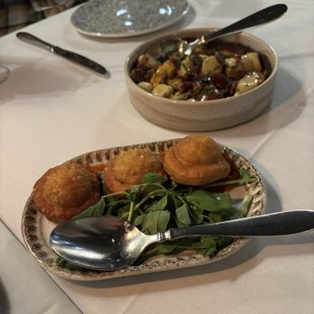 Petite Vie - Tourtons du Champsaur puff pastry, potato pureé, tomme cheese & sauce vierge - Cafes Near Me - Western Springs, Illinois Petite Vie - Tourtons du Champsaur puff pastry, potato pureé, tomme cheese & sauce vierge - Cafes Near Me - Western Springs, Illinois