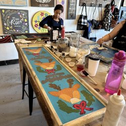 Board & Brush Las Vegas - Lots of colors for my project
